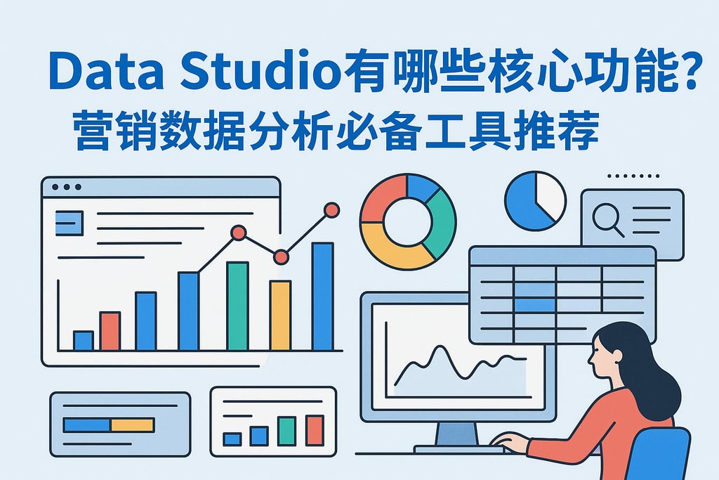 Data Studio有哪些核心功能？营销数据分析必备工具推荐